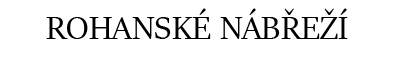Logo Rohanské nábřeží v Praze